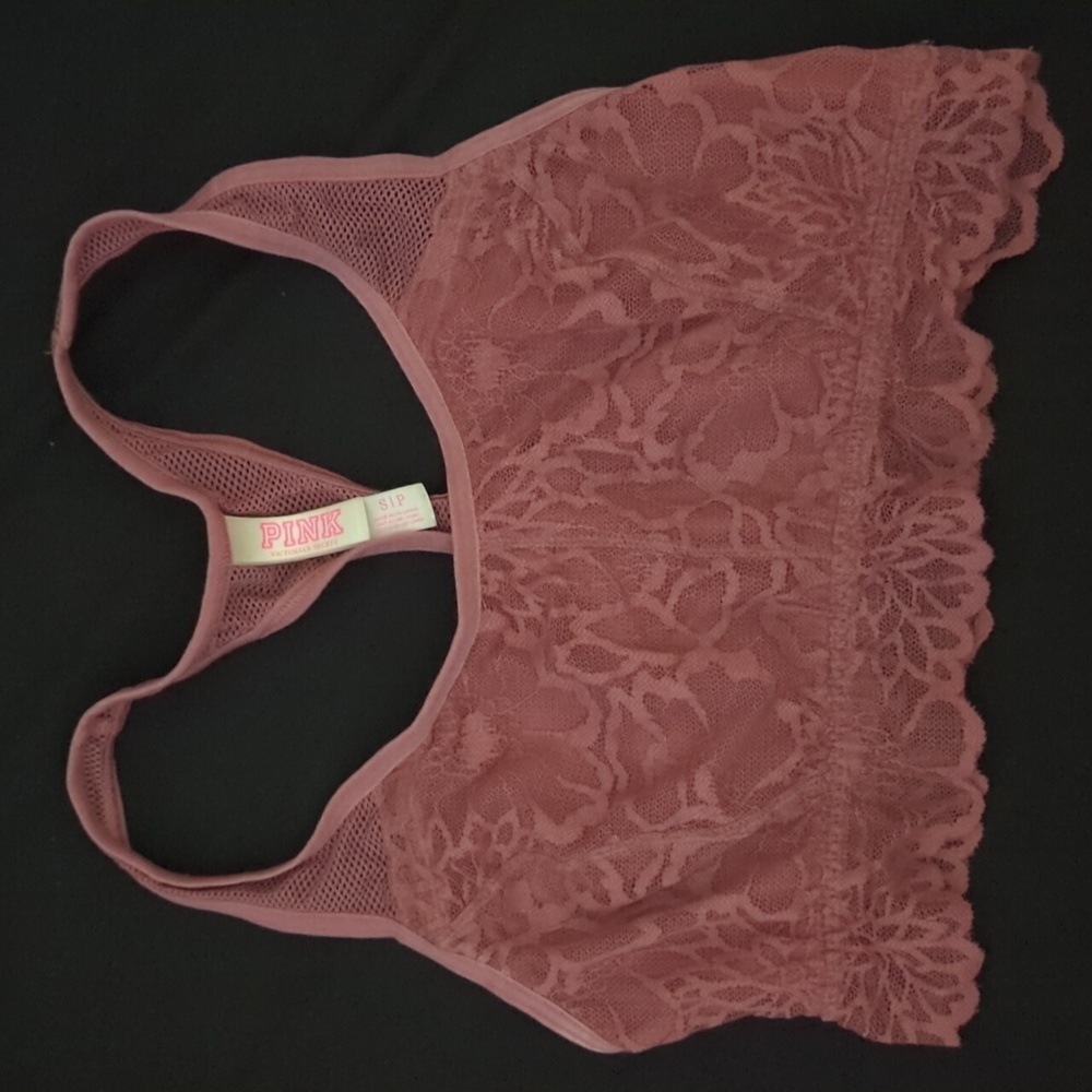 PINK Victoria's Secret Mauve Bralette Size Small